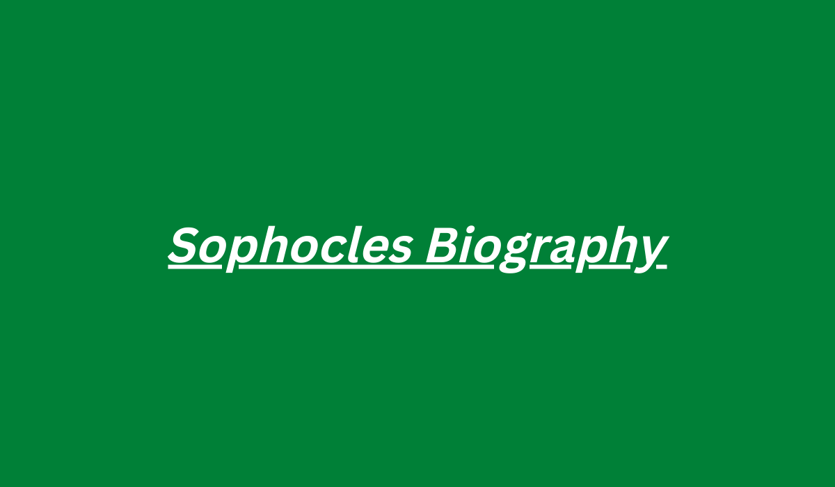 Sophocles Biography